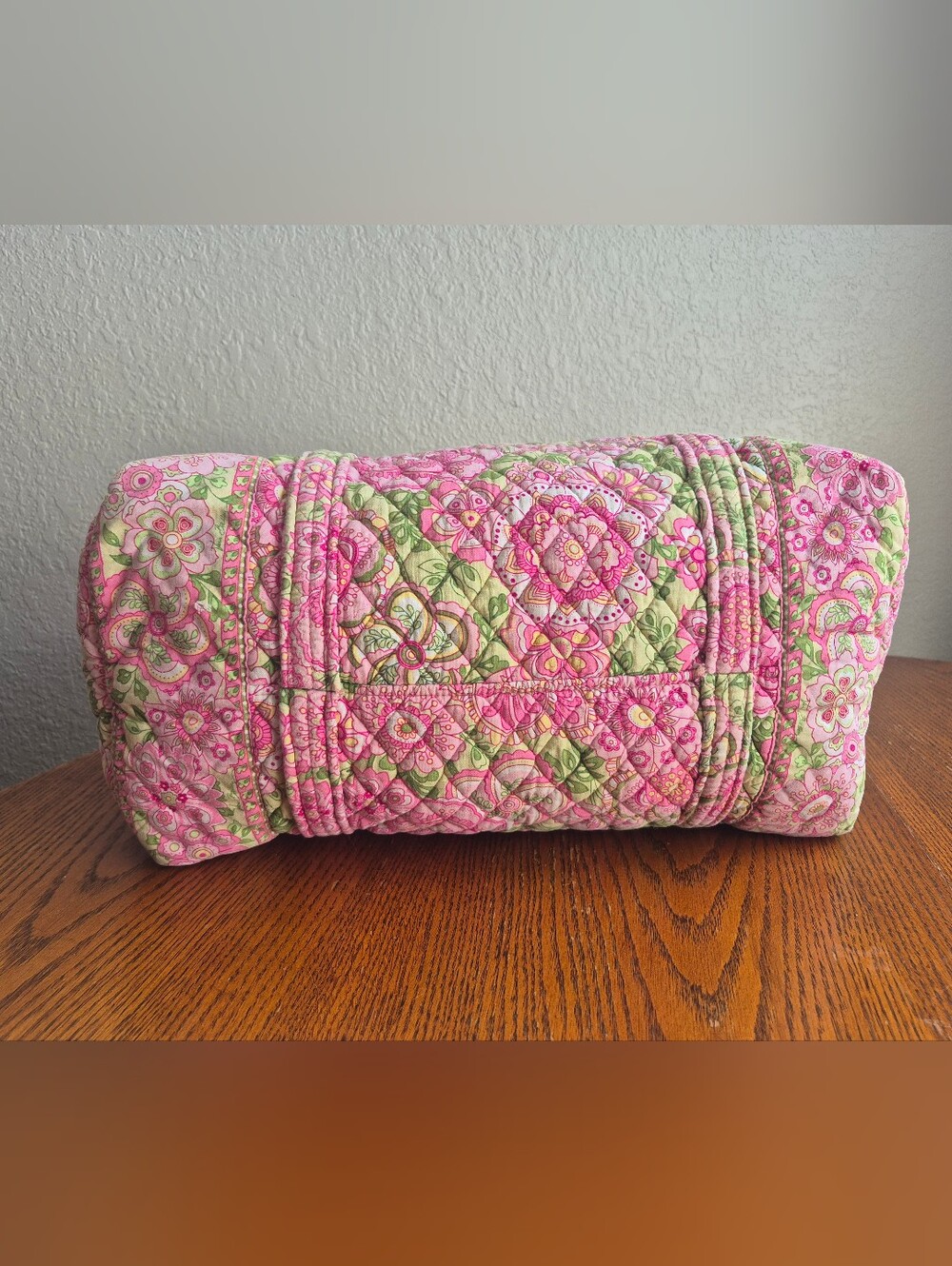 Vera Bradley Petal Pink Medium Sized Travel Duffle Bag - Picture 3 of 6